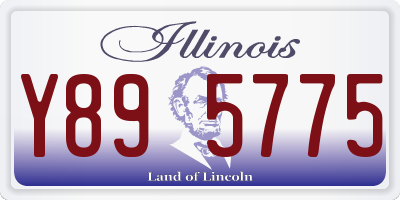 IL license plate Y895775