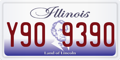 IL license plate Y909390