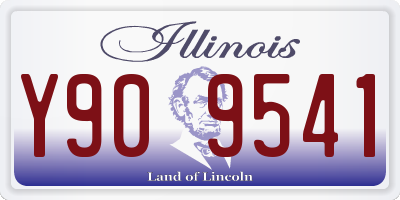 IL license plate Y909541