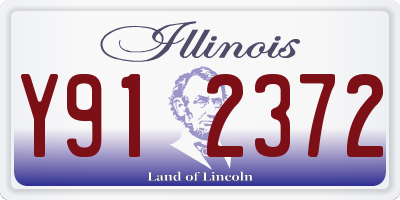 IL license plate Y912372