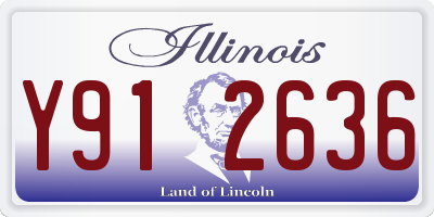 IL license plate Y912636