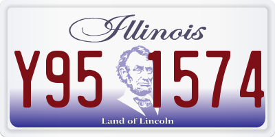 IL license plate Y951574