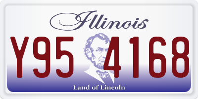 IL license plate Y954168