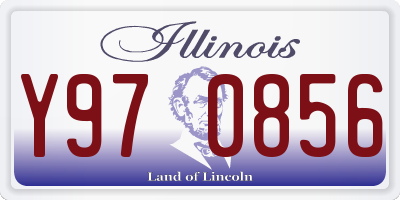 IL license plate Y970856