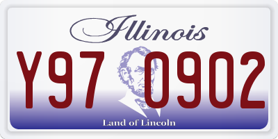 IL license plate Y970902