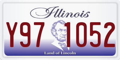 IL license plate Y971052