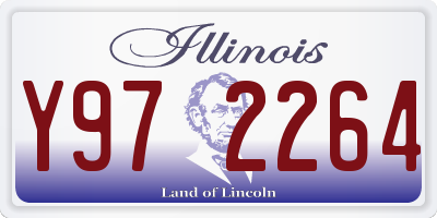 IL license plate Y972264