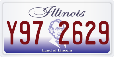 IL license plate Y972629