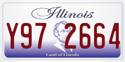 IL license plate Y972664