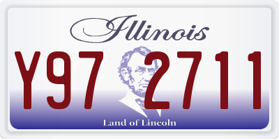 IL license plate Y972711
