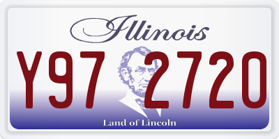 IL license plate Y972720