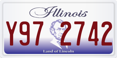 IL license plate Y972742
