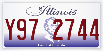 IL license plate Y972744