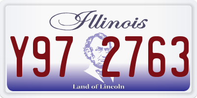 IL license plate Y972763
