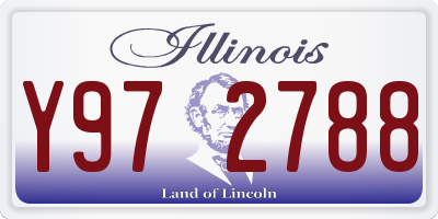 IL license plate Y972788