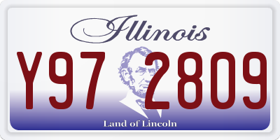 IL license plate Y972809