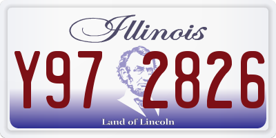 IL license plate Y972826