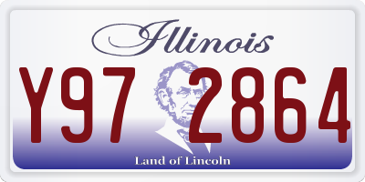 IL license plate Y972864