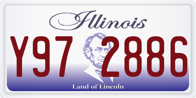 IL license plate Y972886