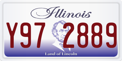 IL license plate Y972889