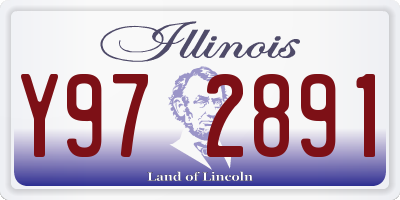 IL license plate Y972891