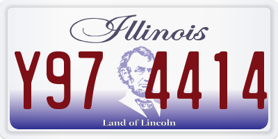 IL license plate Y974414