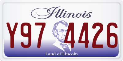 IL license plate Y974426