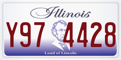 IL license plate Y974428