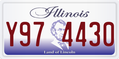 IL license plate Y974430
