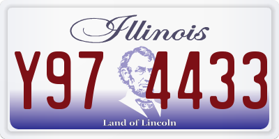 IL license plate Y974433