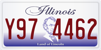 IL license plate Y974462