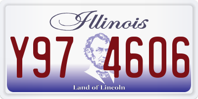 IL license plate Y974606