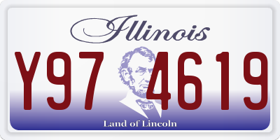 IL license plate Y974619