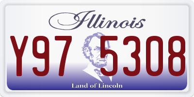 IL license plate Y975308