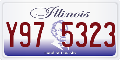 IL license plate Y975323