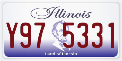 IL license plate Y975331