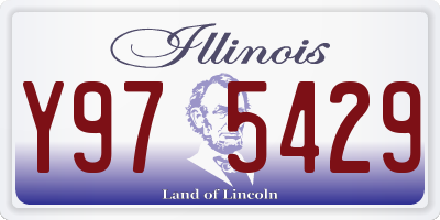 IL license plate Y975429