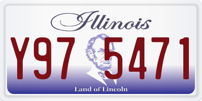 IL license plate Y975471