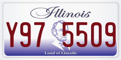 IL license plate Y975509