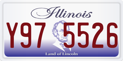 IL license plate Y975526