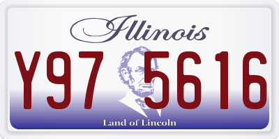 IL license plate Y975616