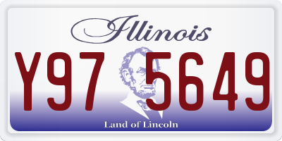 IL license plate Y975649
