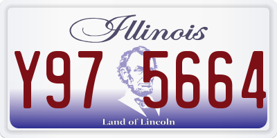 IL license plate Y975664
