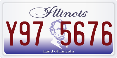 IL license plate Y975676