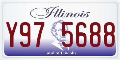 IL license plate Y975688