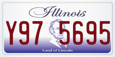 IL license plate Y975695