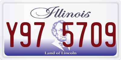 IL license plate Y975709