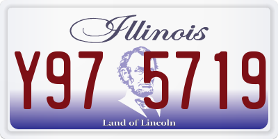 IL license plate Y975719