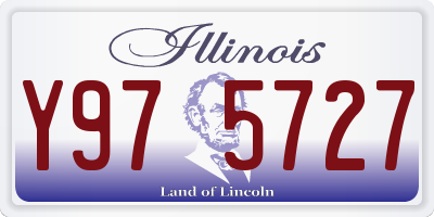 IL license plate Y975727