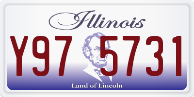 IL license plate Y975731